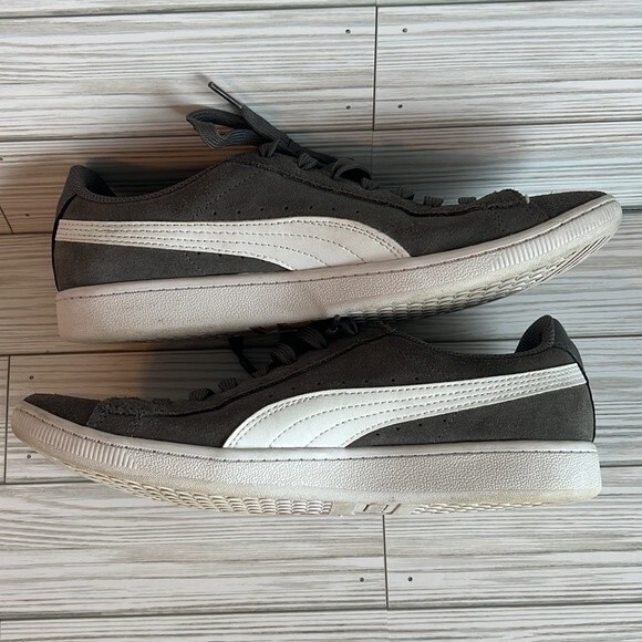 Puma Grey Suede Classic Softfoam Men’s size 7.5 - Picture 3 of 8